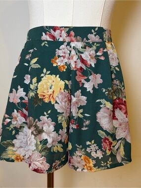 Favlux Floral Mini Skort Shorts Green S